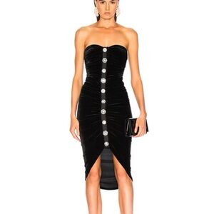 Veronica Beard Palo Velvet Silk Blend Dress